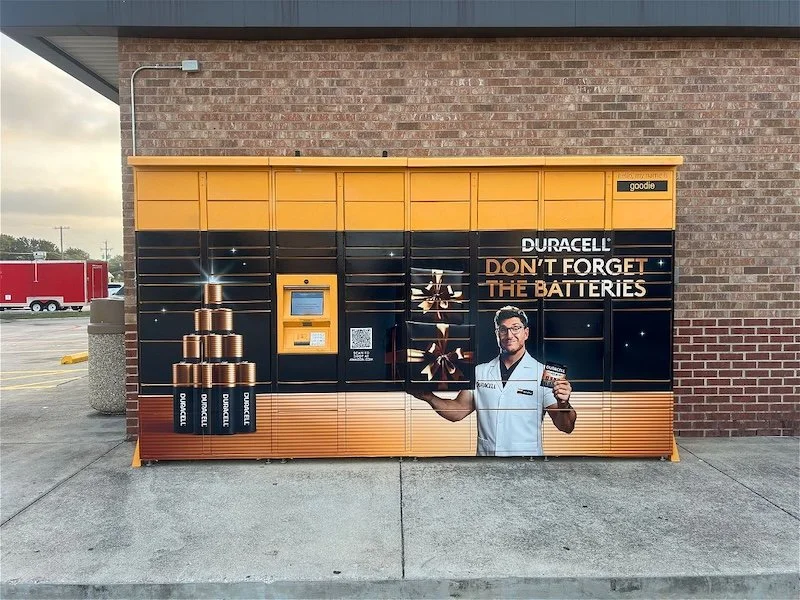 Duracell live with nationwide QR code powered Amazon parcel locker holiday season execution in USA