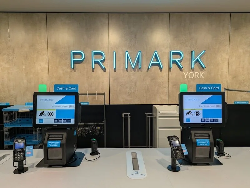 Primark launches proof of concept for cash and card payments self-checkouts at its York store