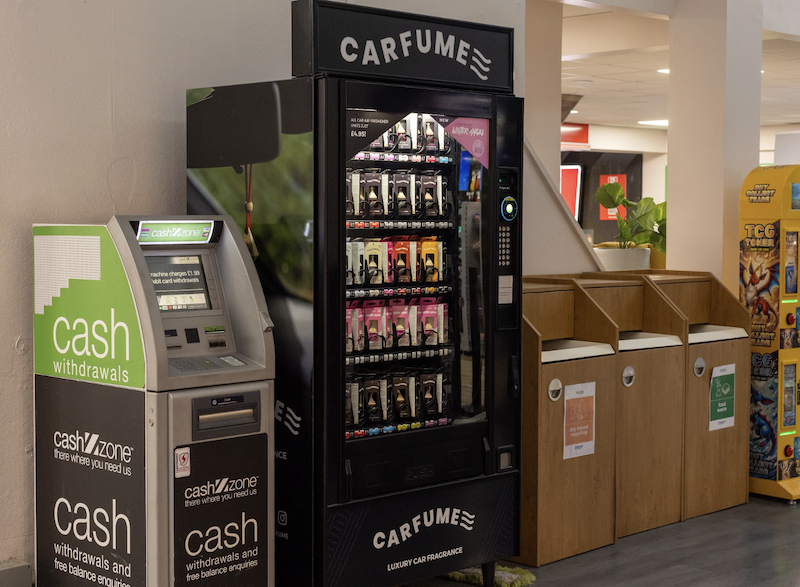 Carfume launches world’s first luxury car fragrance vending machine&nbsp;after six month trial in UK