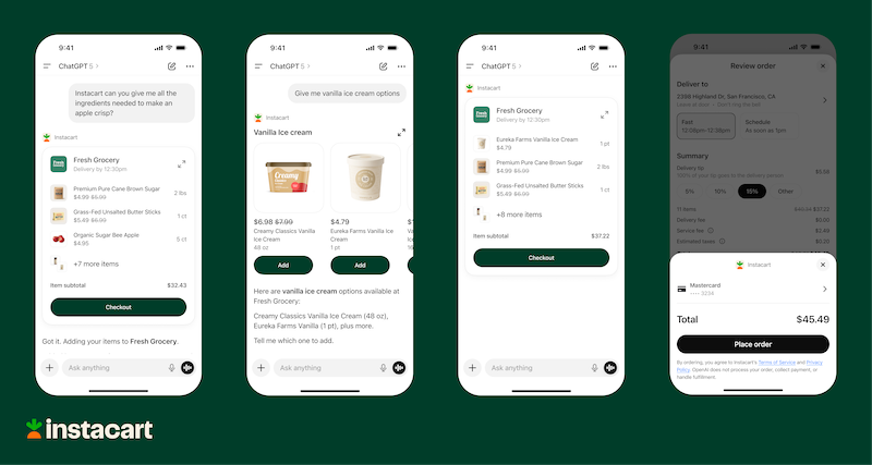 Grocery retail technology firm Instacart claims first of kind integration with OpenAI’s ChatGPT
