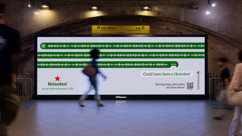Heineken unveils WhatsApp tech that turns long voice note monologues into real-life chats