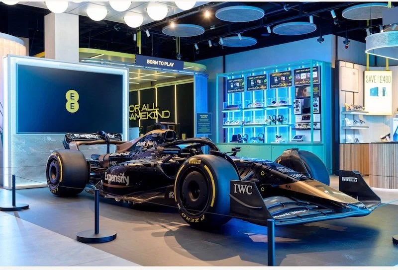 EE Studio store at Westfield White City hosts F1: The Movie takeover in partnership with Apple TV