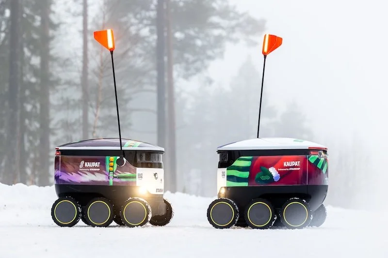 Starship robots turn Santa's little helpers for Christmas deliveries in Lapland