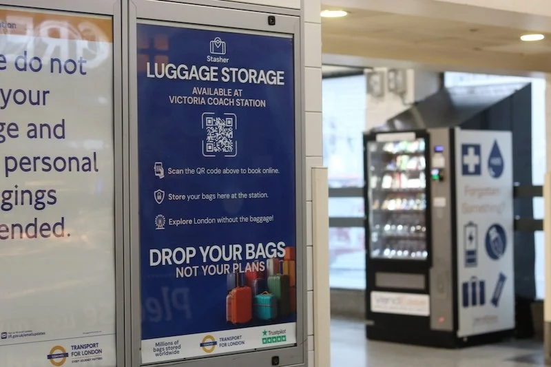 Victoria Coach Station in London taps Stasher platform to roll-out digital luggage storage for travellers