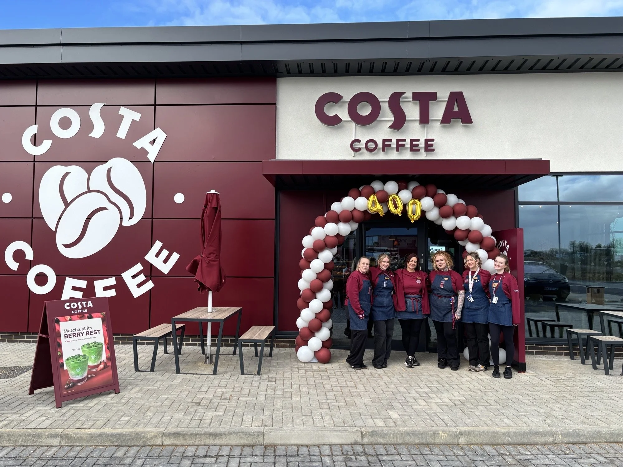 Costa Coffee hits 400 UK wide drive-thru stores as it plans to open 40 more locations during 2026