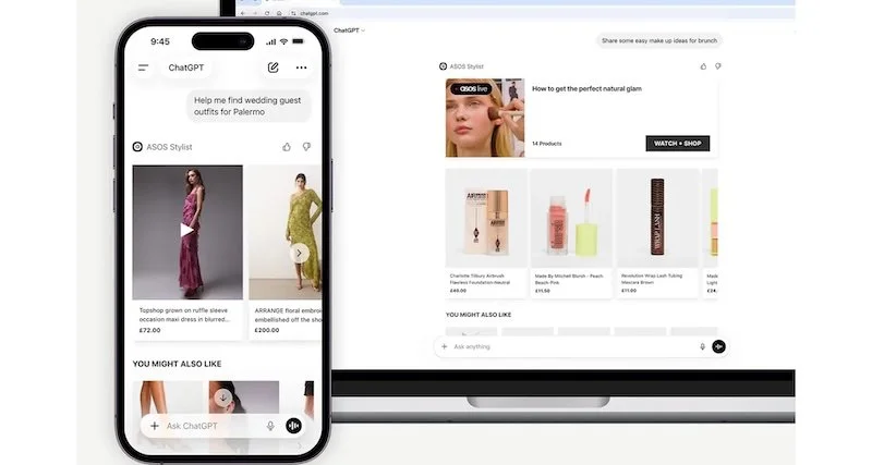 Asos announces launch of Stylist app in ChatGPT powered by Bambuser video commerce technology
