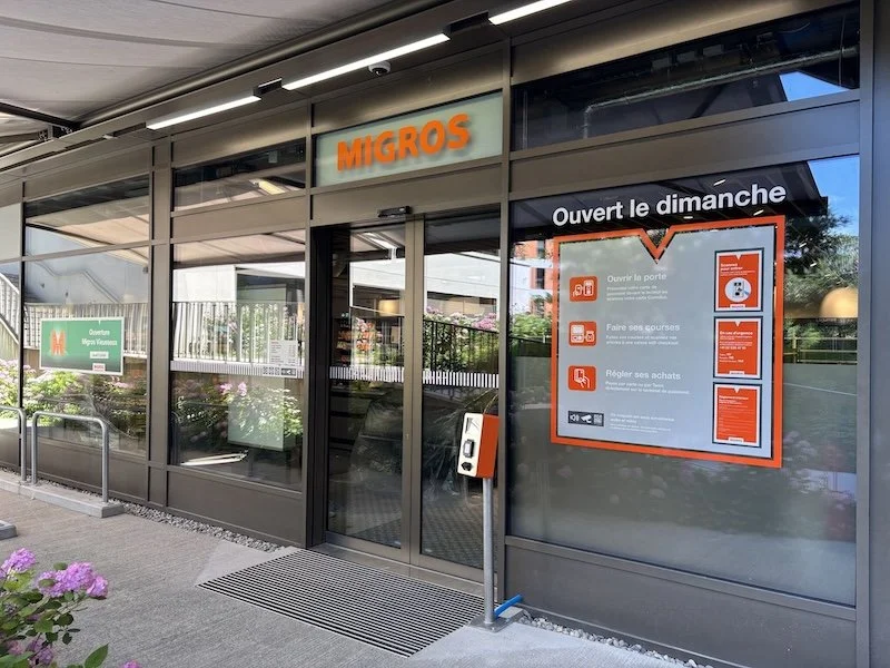 New Migros store in Geneva, Switzerland gets an autonomous makeover on Sundays and public holidays