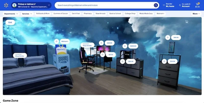 Walmart Realm goes back to school with new shopping experience pitched at dorm room inspiration