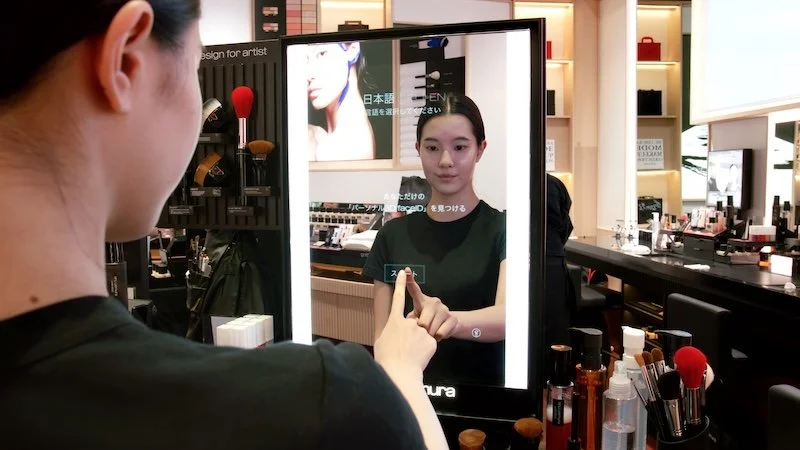 Japanese beauty brand Shu uemura launches Loook.ai powered AI mirror at flagship store in Tokyo