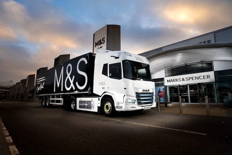 M&amp;S rolls out electric trucks across its Food and Fashion, Home &amp; Beauty logistics operations