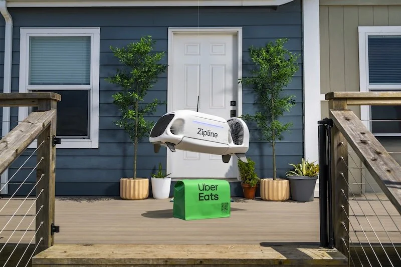 Zipline and Uber Eats Stateside partnership targets one million drone deliveries daily by the end of 2029