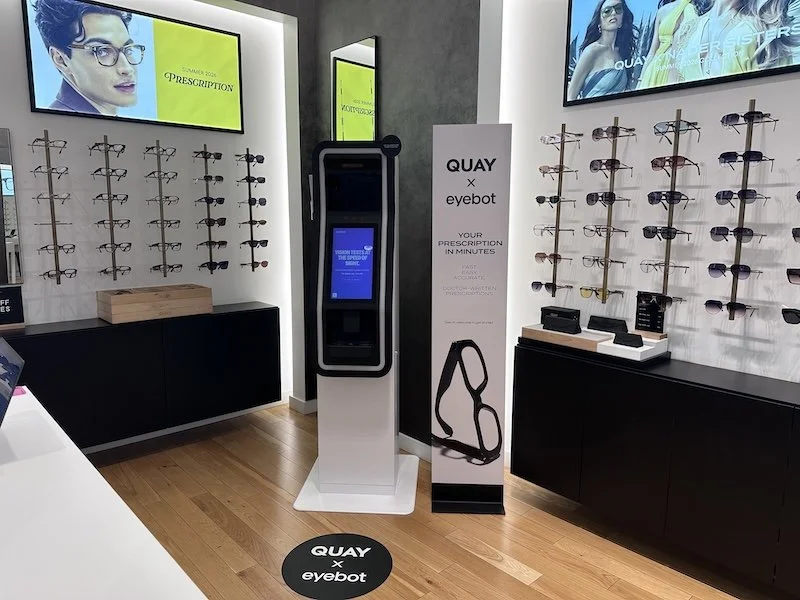 Eyebot and QUAY team on automated in-store vision test kiosks across Southern California locations