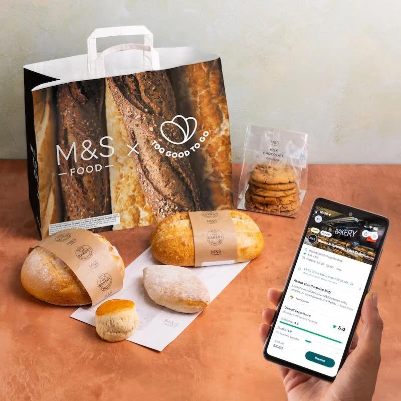 M&amp;S partners with Too Good To Go surplus food mobile app across UK following trial in select stores