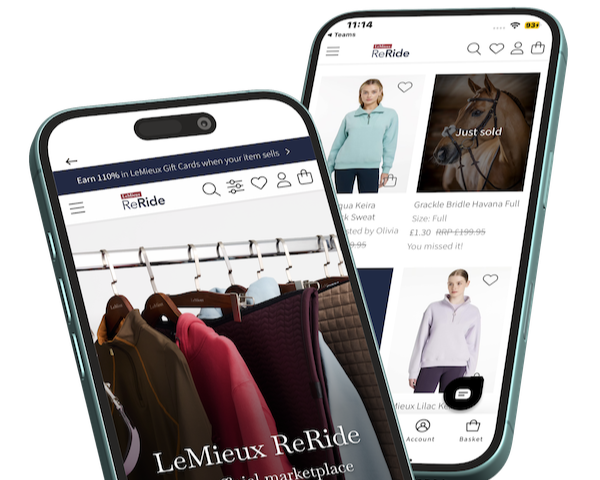 Equestrian brand LeMieux takes wraps off peer-to-peer resale platform within its mobile app