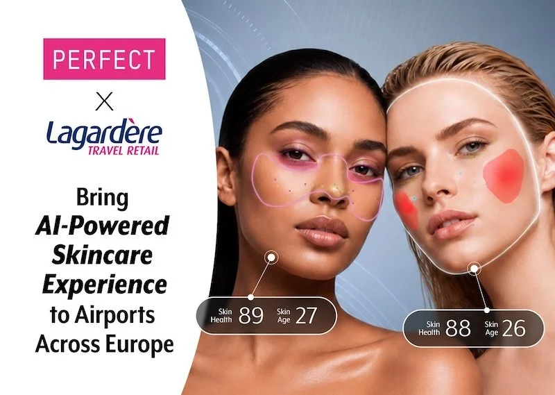 Lagardère Travel Retail taps Perfect Corp. Skincare Pro beauty technology across airport operations