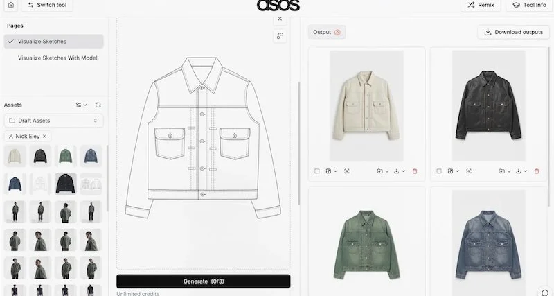 Asos teams with Fermat as online fast fashion giant upskills designers in generative AI