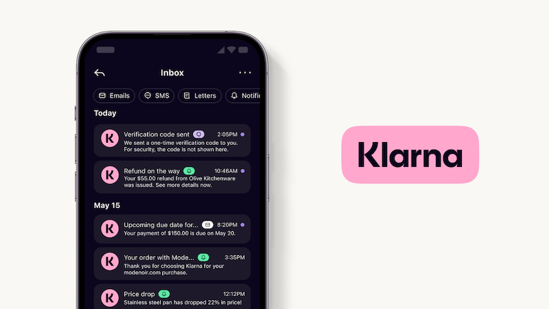 Klarna launches in-app inbox as flexible payments giant looks to help consumers avoid scams