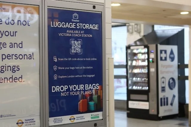 Victoria Coach Station in London taps Stasher platform to roll out digital luggage storage