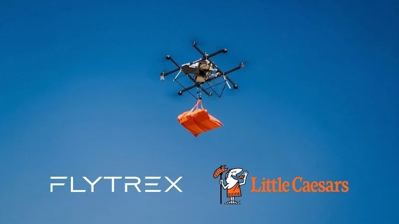 Pizza chain Little Caesars and drone delivery firm Flytrex claim first for rapid food delivery by air