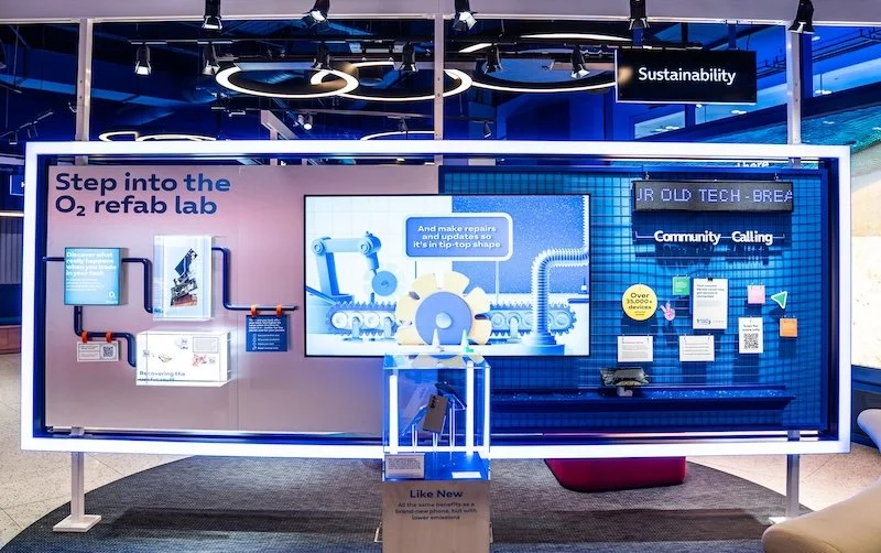 Virgin Media O2 promotes technology recycling and reuse at flagship Westfield Stratford City store 