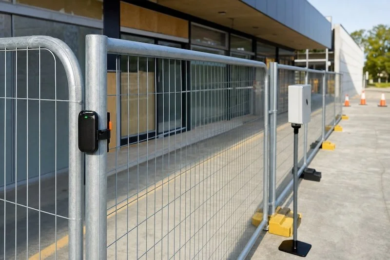 IoT enabled asset tracking for site perimeter inventory on retail projects