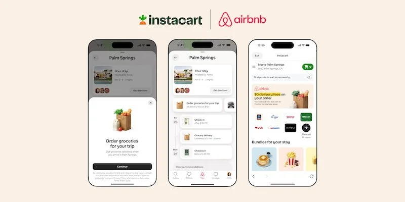 Airbnb takes groceries powered by Instacart across the US and Canada as company builds on pilot