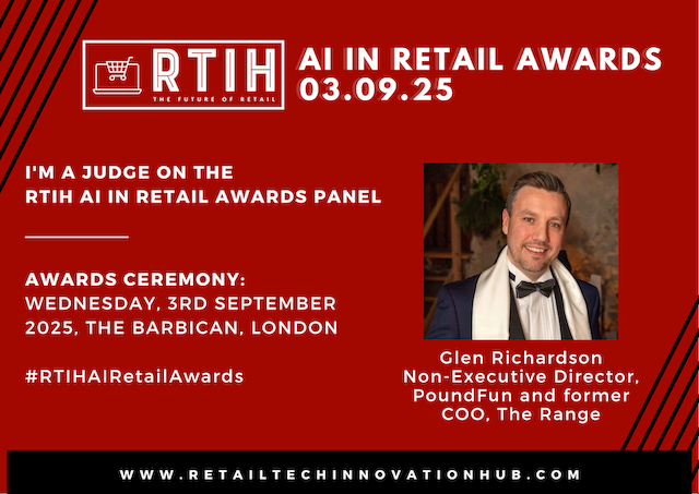 Former The Range COO Glen Richardson joins RTIH AI in Retail Awards judging panel for 2025