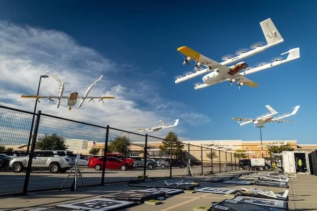 Ice cream takes to skies as Alphabet’s drone delivery firm Wing connects with Blue Bell and Walmart