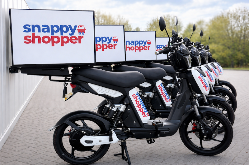Snappy Shopper targets last mile delivery as it connects with electric bikes specialist Eskuta