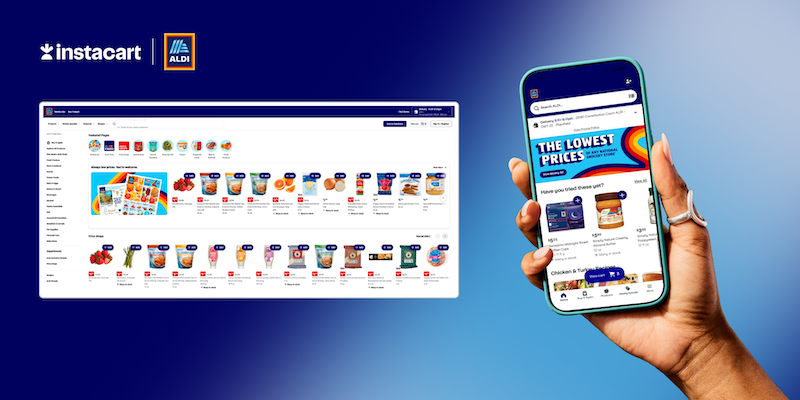 Aldi USA taps Instacart grocery retail technology for upgraded website and mobile app