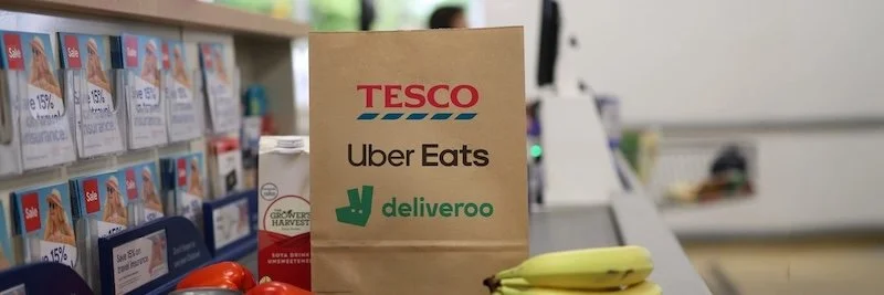 Tesco ramps up rapid grocery delivery push with Uber Eats and Deliveroo partnerships