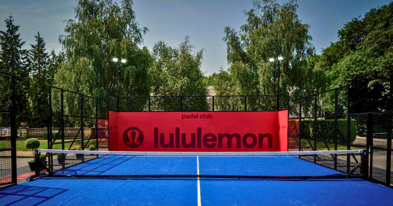 lululemon teams with Trafford Centre on pop-up padel court to mark opening of upsized store