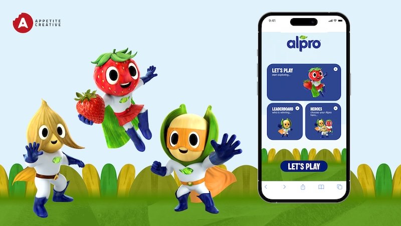 Alpro launches superhero inspired adventure video game style connected packaging experience