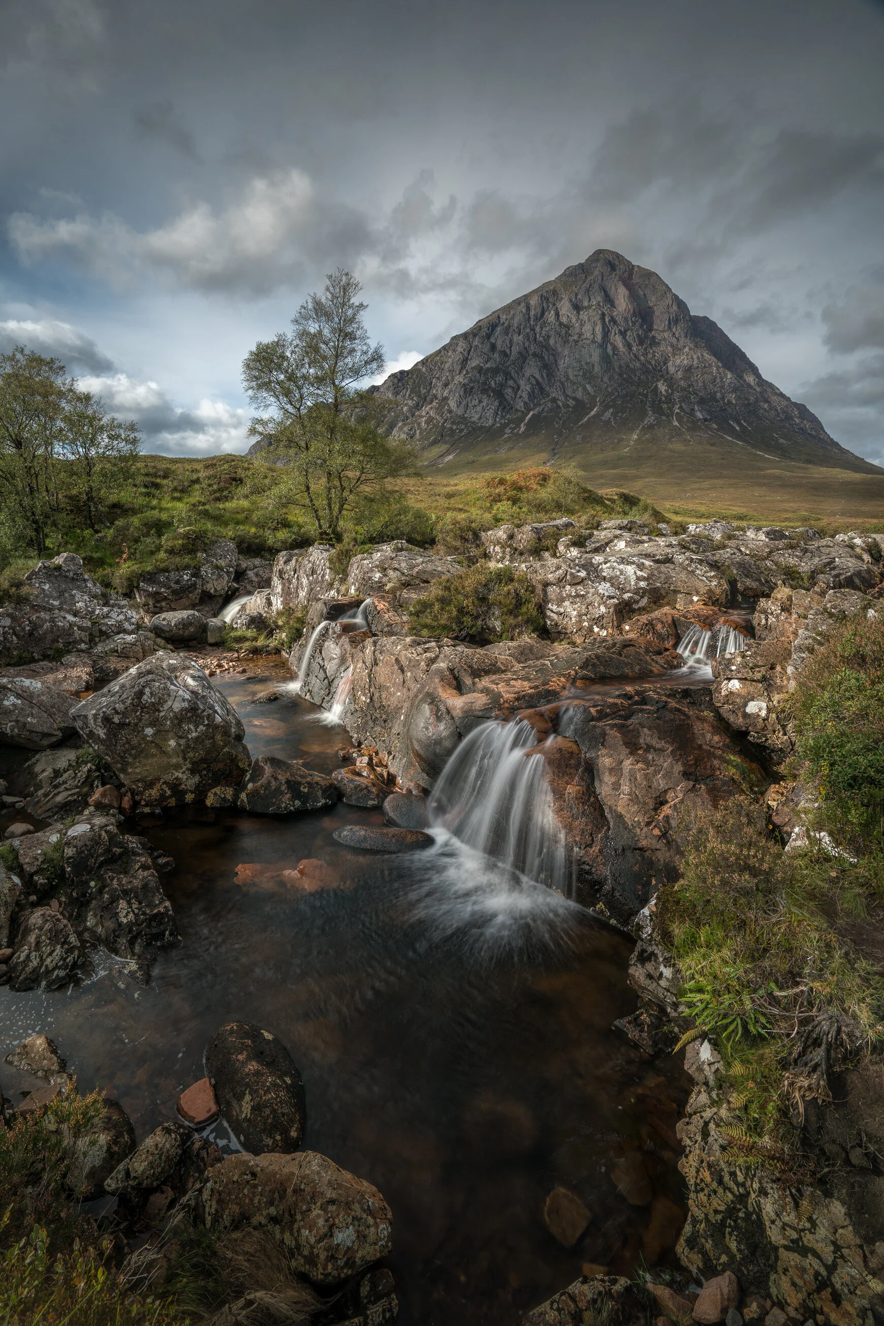 Buachaille Etive Mor Waterfall(portrait)
