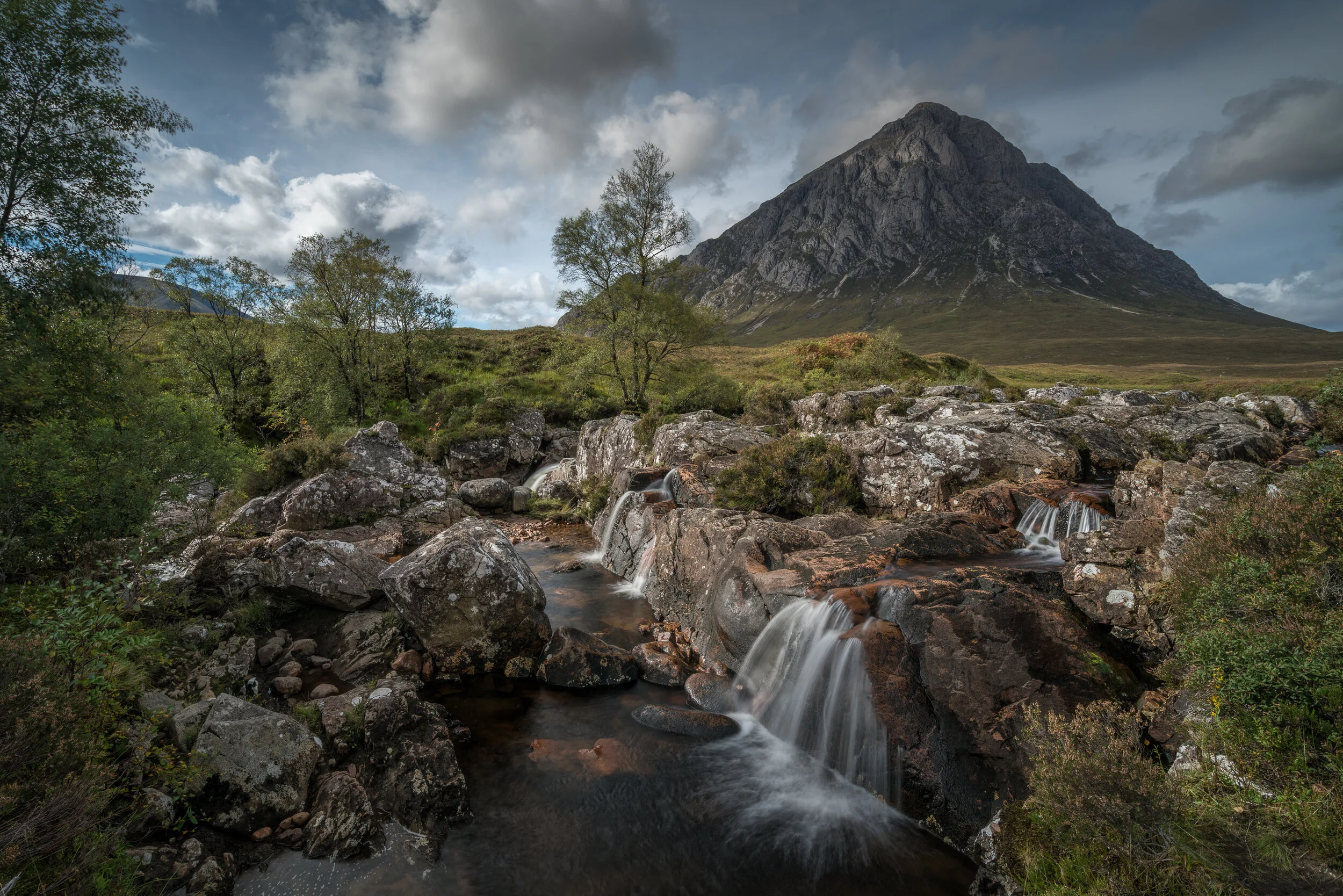 Buachaillle Etive Mor Waterfall (Landscape)