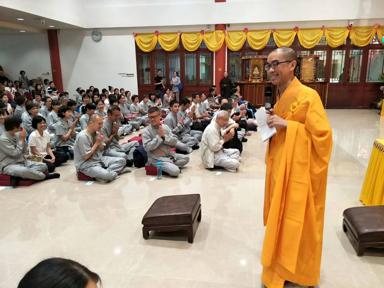 吉祥宝聚寺信徒能持戒否？