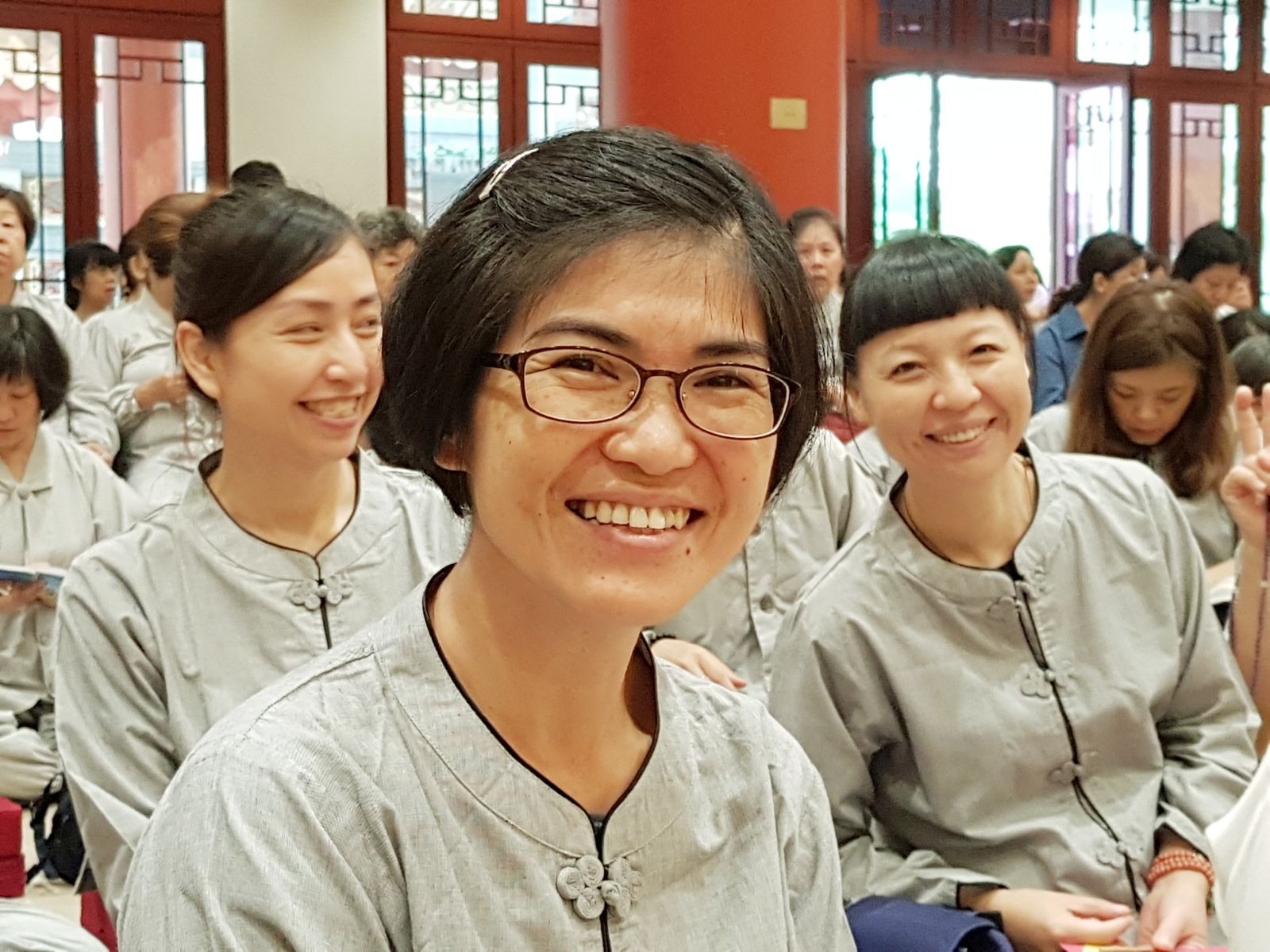 BW Monastery attendees in joyful & expectant spirits.