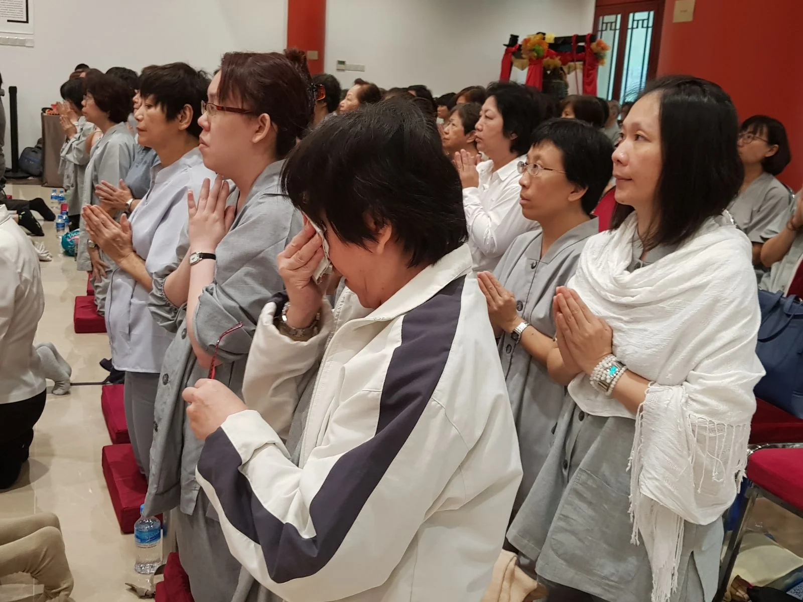 BW Monastery precepts taking ceremony moved attendees present
