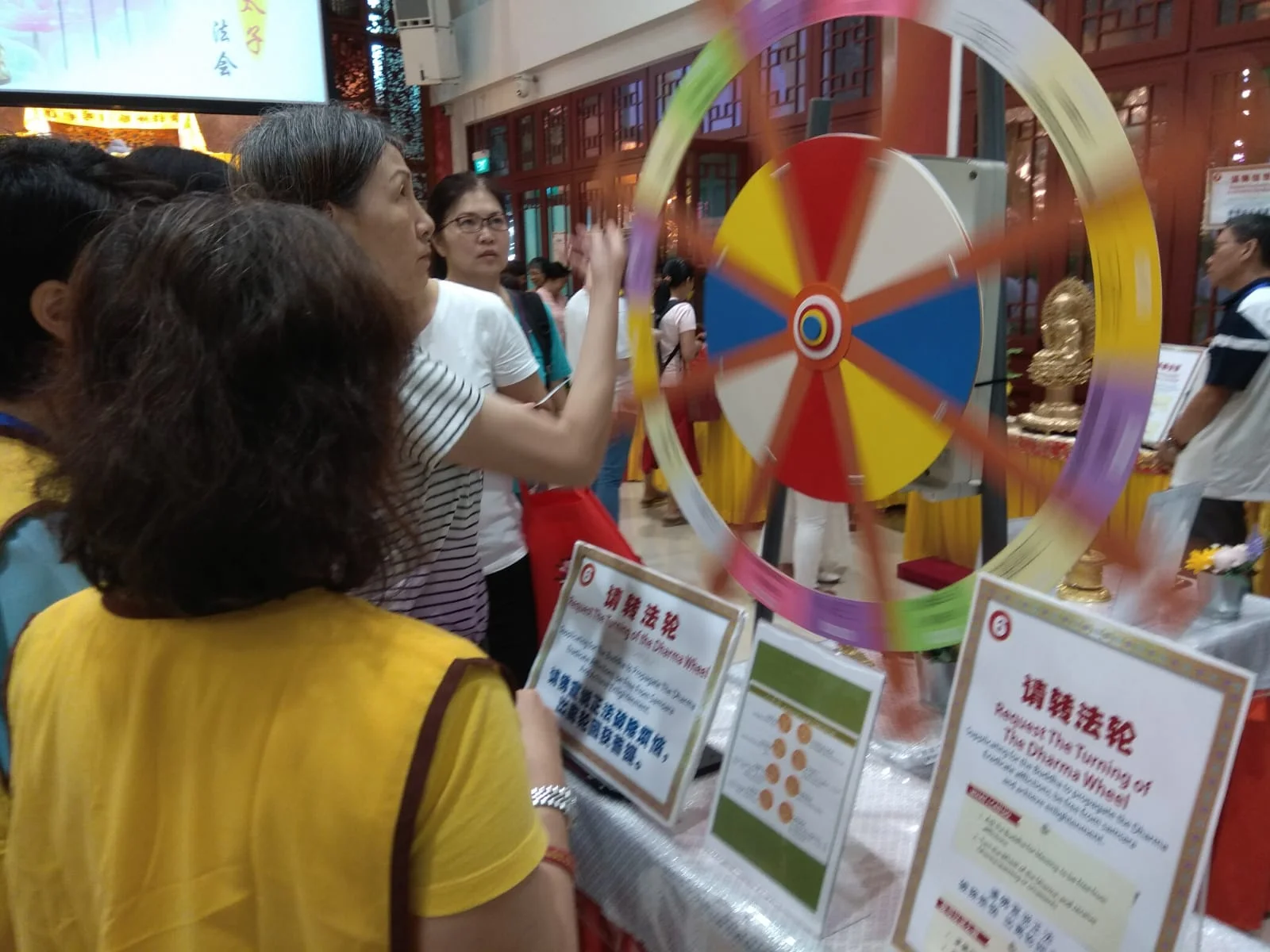 第五站:请转法轮,法轮转呀转!