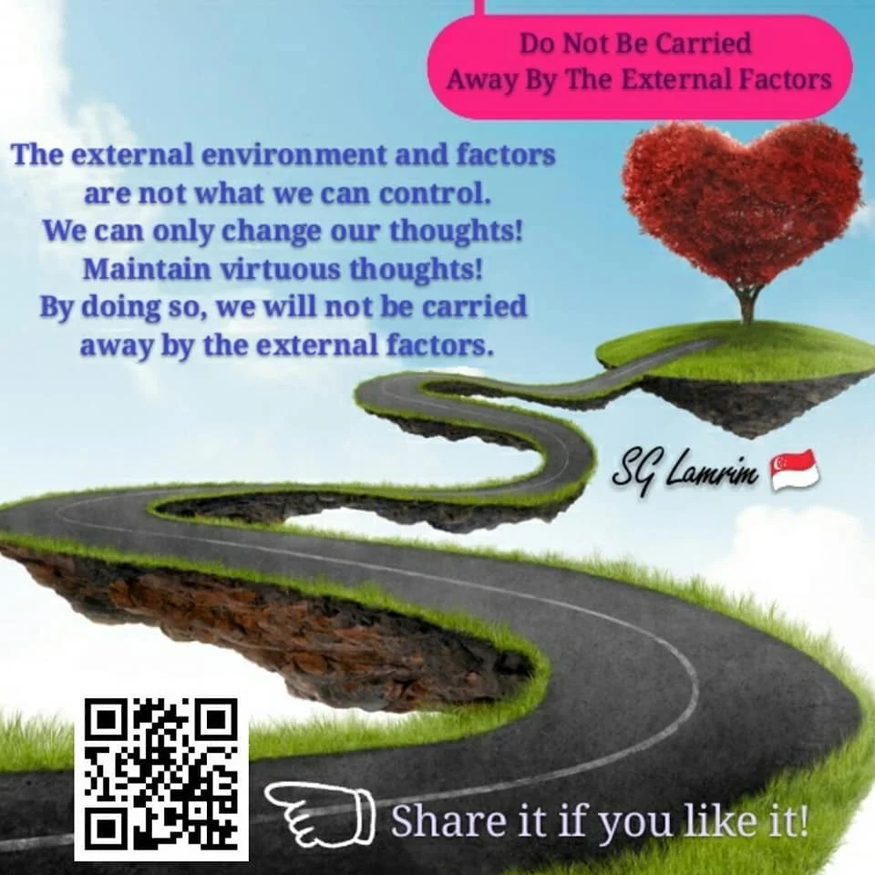 Do Not Be Carried Away By The External Factors