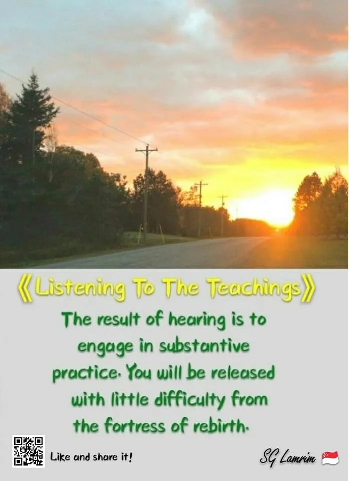 Listening To The Teachings