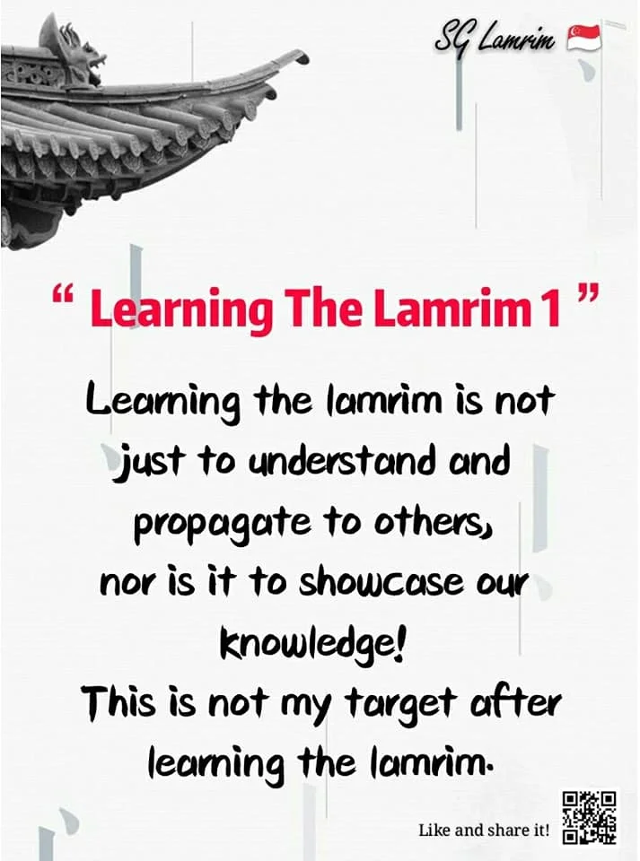 Learning The Lamrim 1