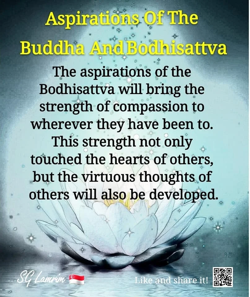 Aspirations Of The Buddha And Bodhisattva