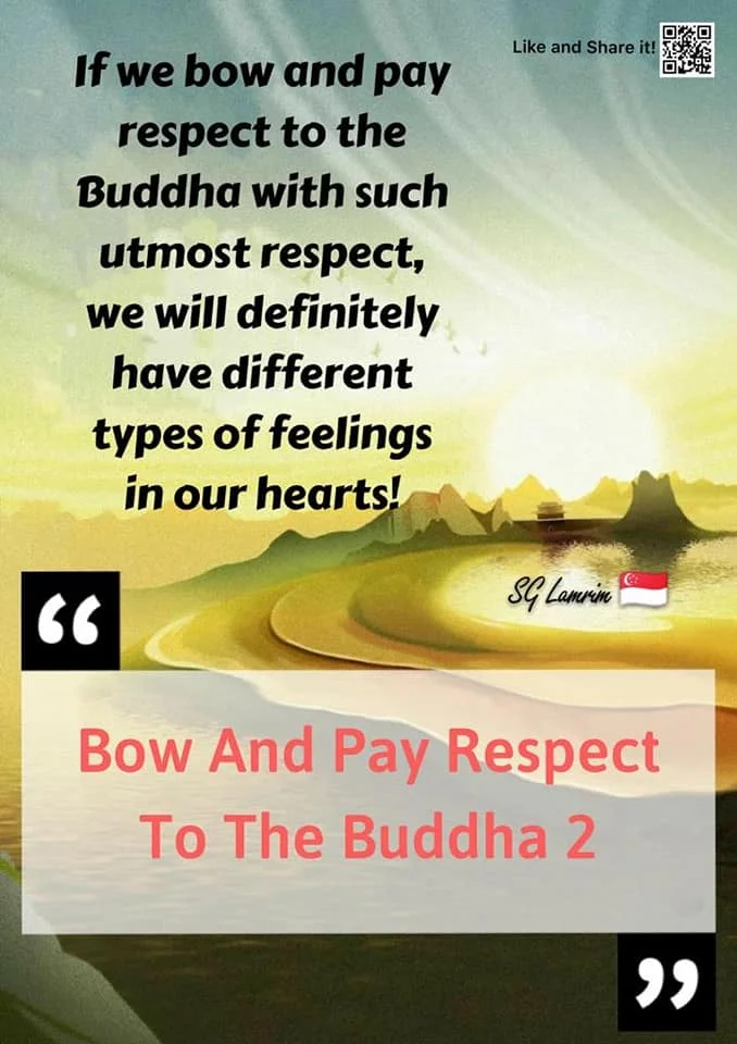 Bow And Pay Respect To The Buddha 2