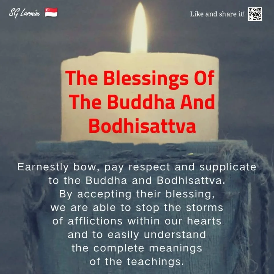 The Blessings Of The Buddha And Bodhisattva
