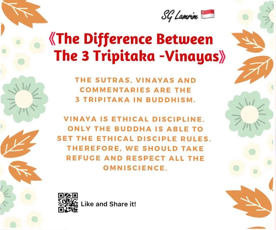 The Difference Between The 3&nbsp;Tripitaka - Vinayas