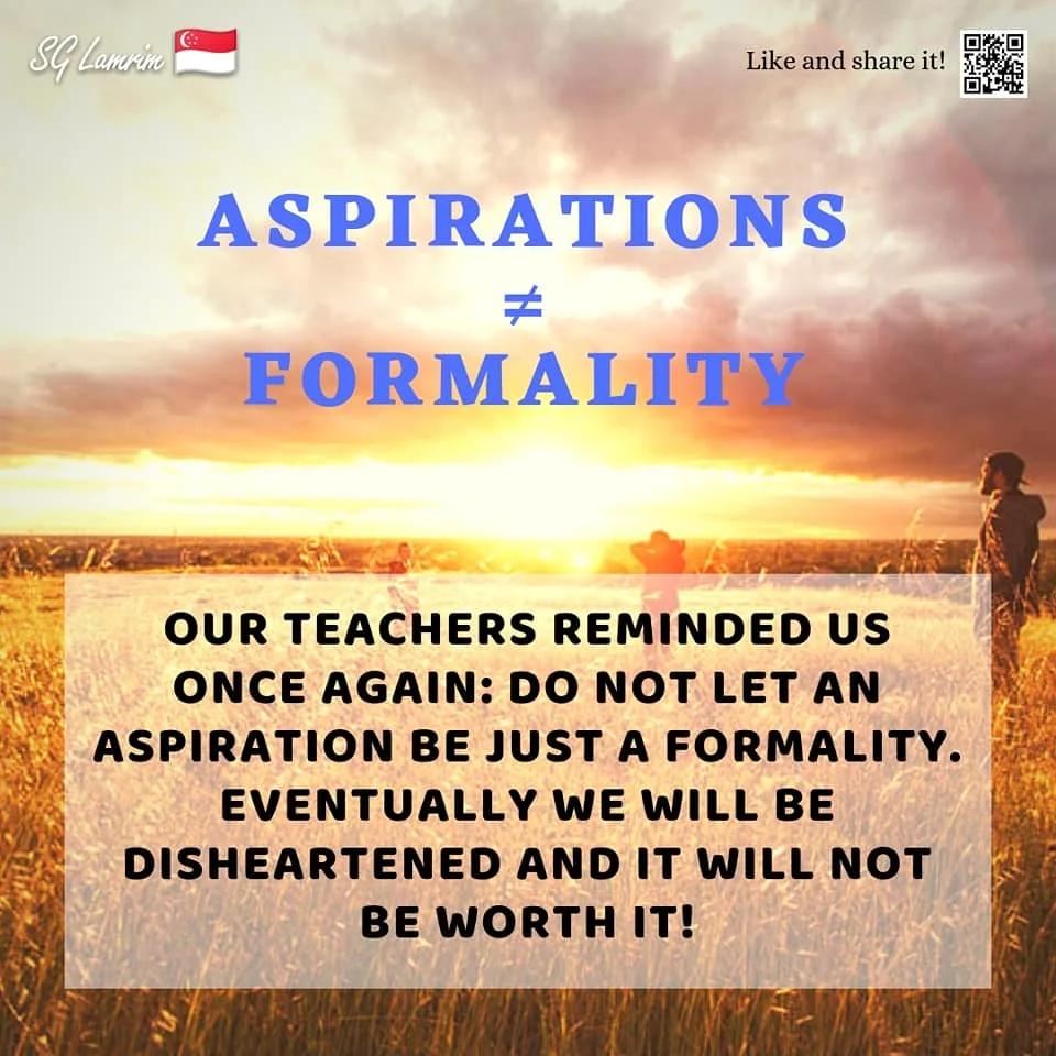 Aspirations ≠ Formality