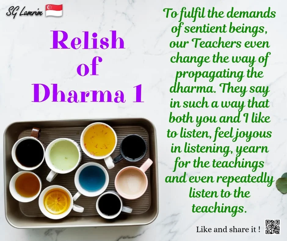 Relish of Dharma 1