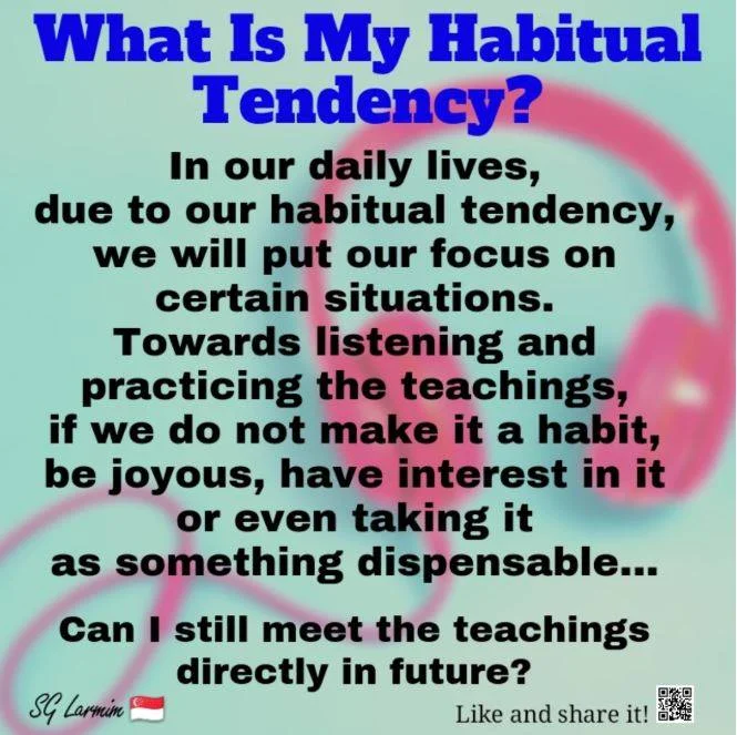 What Is My Habitual Tendency