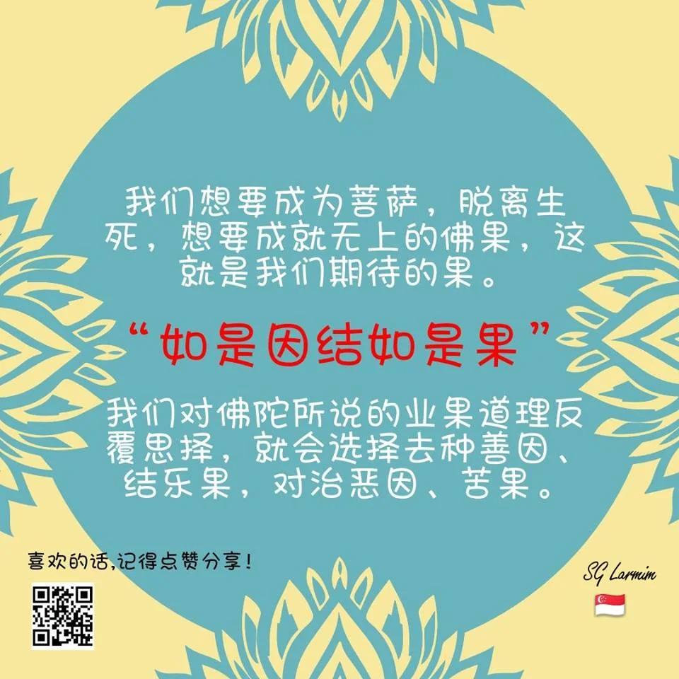 如是因结如是果